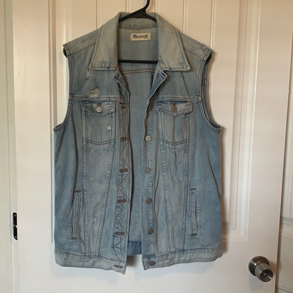 Madewell Oversized Denim Vest